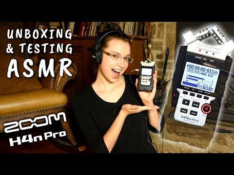 ASMR Unboxing & Testing My New Zoom H4n Pro Recorder