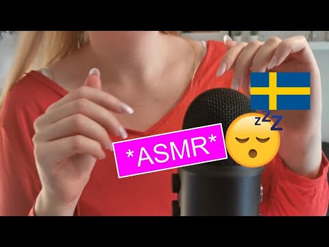*ASMR* Super Relaxing Whisper and Long Nail Tapping (Swe & Eng)