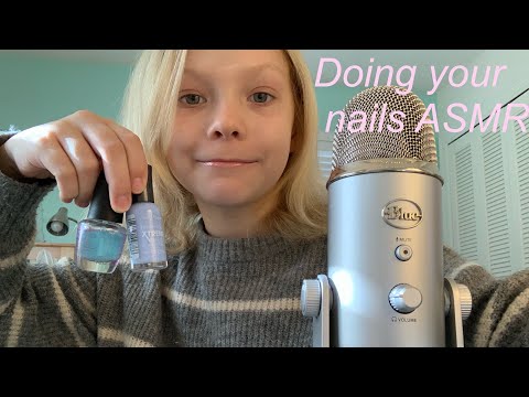 Doing your nails role-play ASMR