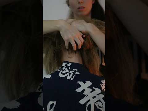 ASMR Scalp & Head Massage on a real person #asmrrealperson #asmrheadmassage #asmrscalpscratching