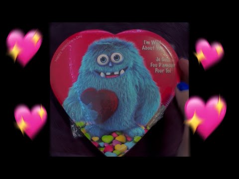 ASMR Object touching Tapping, Tracing, Whispering - Eating Sounds Chocolate(Valentines Day)👹