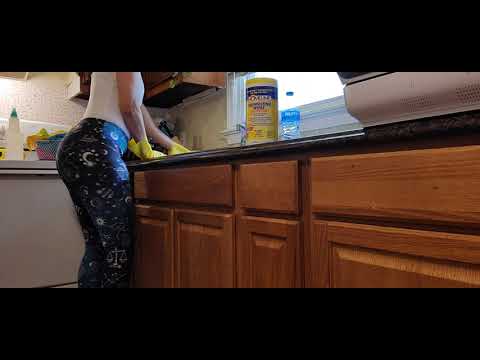 ASMR KITCHEN CLEANING| PUTTING THINGS AWAY| WIPING DOWN|
