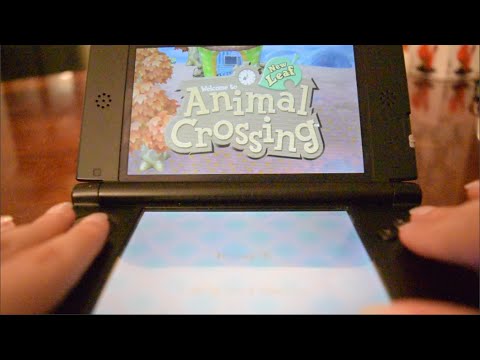 ASMR 3DS Button Sounds & Tapping: Animal Crossing New Leaf, Close Binaural Whisper