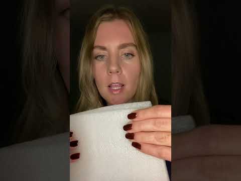 ASMR Relaxing Foam Sounds and Gentle Whispers