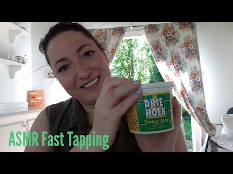 ASMR Fast Tapping On Cleaning Products