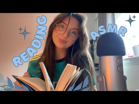 ASMR Reading (Alice in Wonderland Chapter 3)💙 (book triggers, whispers)