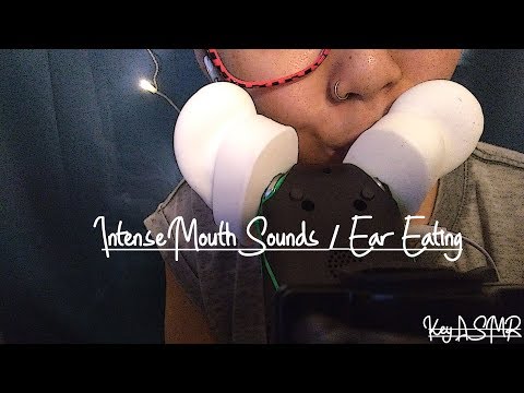 INTENSE Mouth Sounds / Ear Eating || ASMR by KeY ||