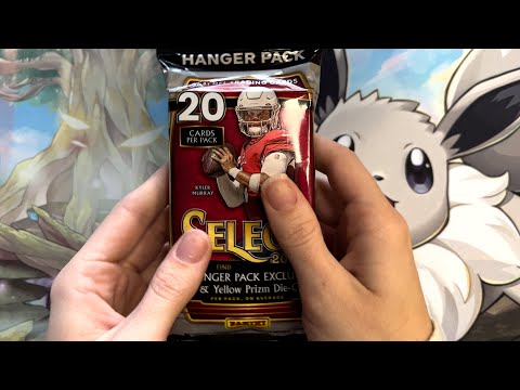 ASMR 2021 Panini NFL Select Hanger Pack Opening Whispering Crinkling & Cutting Sound