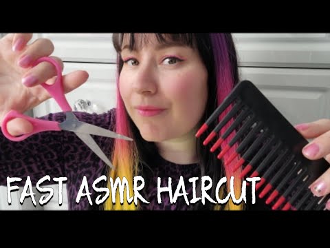 FAST ASMR Haircut just for YOU .. YES YOU! Relaxing Pamper   💇 💇 💇 💇 #asmr