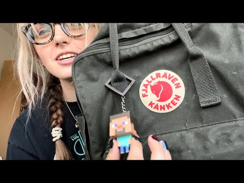 asmr what’s in my bag tour (uncut asmr) iphone quality