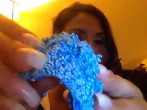 ASMR Top Requested Trigger Tapping Floam Container Gum Chewing Whisper