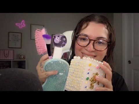 ASMR| Variety of triggers to help you relax and sleep 😴💤- (tapping, gloves, water & etc.)