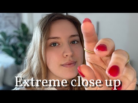 EXTREME Visuals and mouth sound ASMR 🌞 relaxing close up and high sensitivity, hypnotic movements