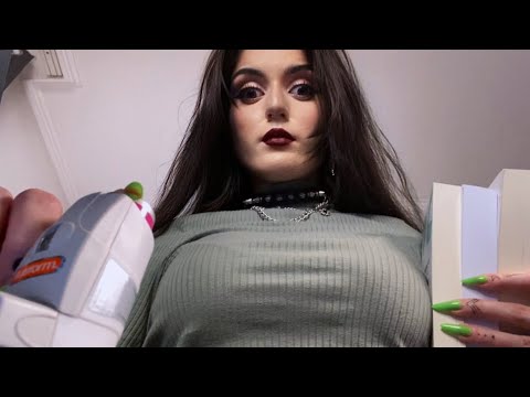 POV You have an asthma attack in front of the egirl in school ~ ASMR personal attention & face exam