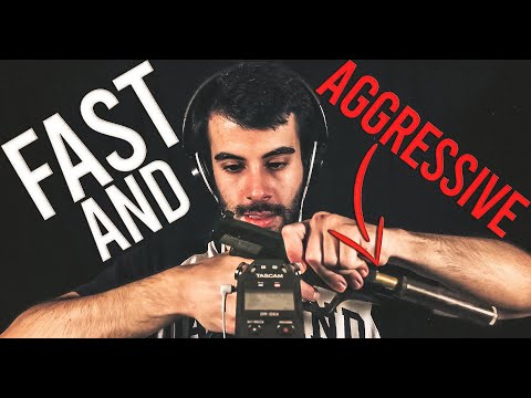 FAST AND AGGRESSIVE ASMR 60 TRIGGERS IN 60 SECONDS