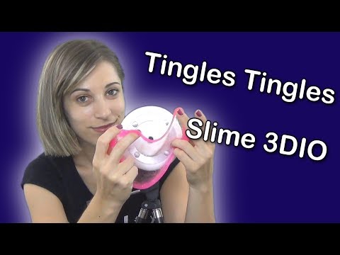 ASMR . Satisfying video . Tickle Sounds . Slime in your  EARS . 3DIO . Tingles sounds. No talking