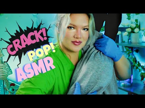 ASMR Most Tingly Chiropractor Full Body Adjustment & Massage | Real Joint Cracking