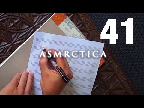 ASMR Handwriting famous song lyrics in Portuguese | Escrita em Português | Binaural Soft Spoken
