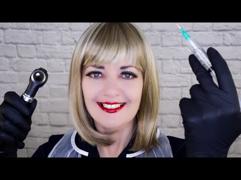ASMR Nurse Gives You An Ear, Nose and Throat Exam and Flu Shot