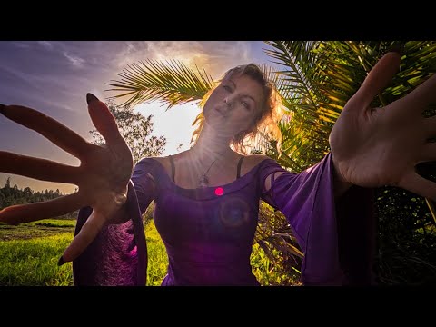ASMR Outdoor Hand Movements and Humming, Deeply relaxing