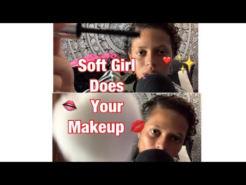 ASMR~ SOFT GIRL DOES YOUR MAKEUP IN CLASS ROLEPLAY