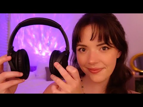 ASMR with Headphones | muffled, noise suppression, music (great for overstimulation)