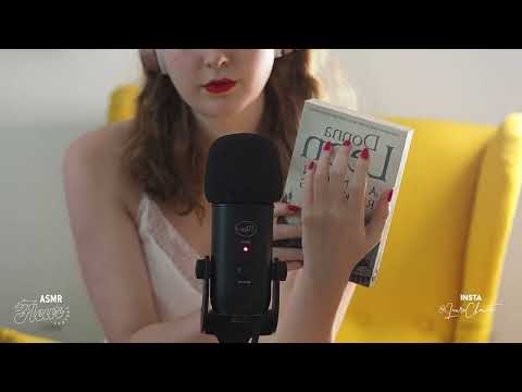 ASMR Relaxing Tapping on book cover