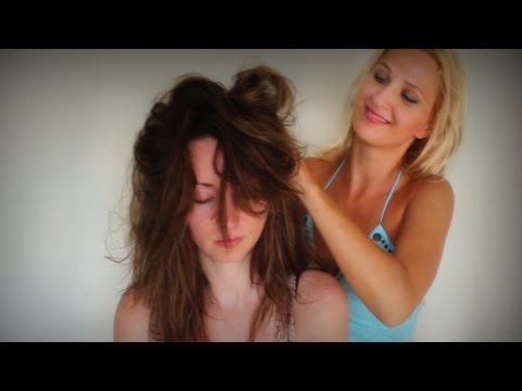 FEEL this MESSY SCALP SCRATCHING! Binaural HEAD MASSAGE ASMR with HAIR BRUSHING for sleep