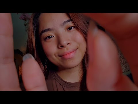 ASMR Comforting You To Sleep 💜 Gentle Face Touching & Slow Hand Movements (Whispered)