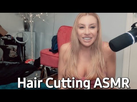 Hair cutting ASMR