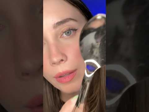 Scooping and scraping something off your face #asmr #shortsvideo #asmrtriggers #scooping