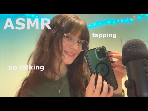 ASMR ~ iPhone Tapping (No Talking) for Study/Sleep