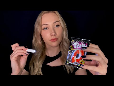 ASMR Inspecting Your Halloween Candy (crinkles, packaging sounds)