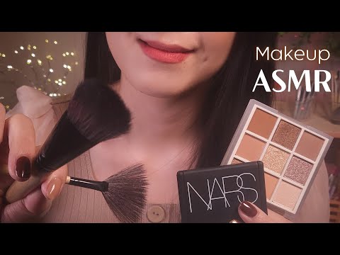 ASMR Doing Your Makeup on Your Screen | Brushing Sounds Only (Layered sounds & No Talking)