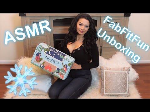 ASMR An Early Christmas Gift for Myself  | FabFitFun Winter 2018 Unboxing