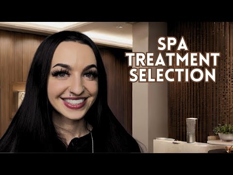 [ASMR] Choosing Your New Year's Spa Package Treatments RP