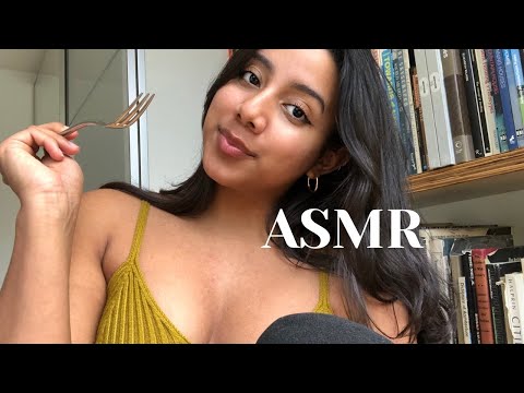 ASMR  mic pumping, swirling, scratching and forking 🍴✨ (fast and aggressive)