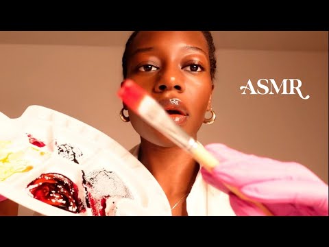 ASMR | Painting You with Edible Paint! 🎨