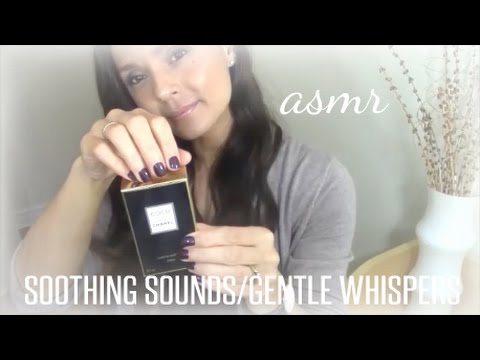ASMR~SOOTHING SOUNDS & GENTLE WHISPERS~ Crinkling, Tapping, Brushing, Glass Sounds...