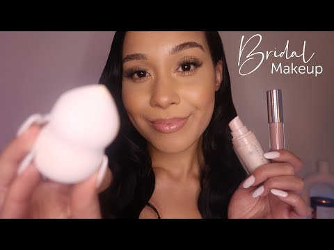 ASMR Doing Your Bridal Makeup 🌸 Personal Attention Roleplay For Sleep