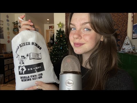 ASMR Opening a GIANT Bag of Crystals, Fossils & Rocks