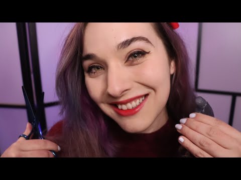 ASMR Realistic Haircut Roleplay | Friendly Hairdresser Barber | Personal Attention