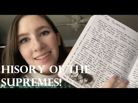{ASMR} History of The Supremes! w/some book tapping and rambling