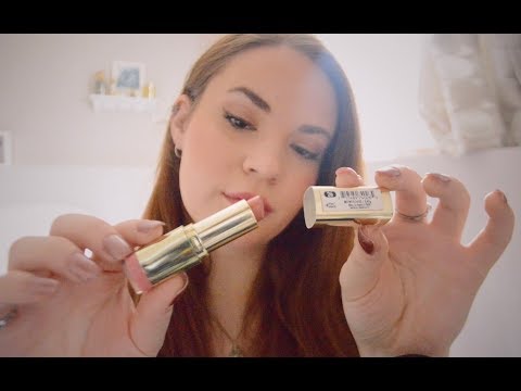 [ASMR] FAST Lipstick Lids Sounds & Clinking + Tapping