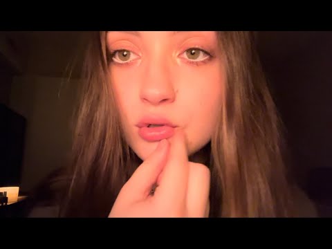 asmr stuttering, hand movements, & mouth sounds