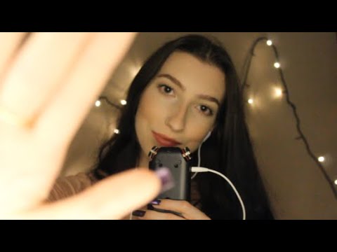 ASMR Trigger Words + Breathy Whispers + Hand Movements
