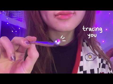 ASMR Tracing Your Face 💕 (personal attention)