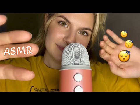 ASMR | Classic Hand Movements & Mouth Sounds (symmetry, whispers, up close hand movements)