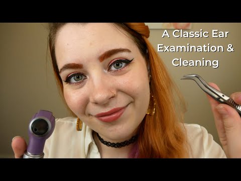 ASMR 🩺 Classic Ear Exam & Cleaning 👂 | Soft Spoken Medical RP