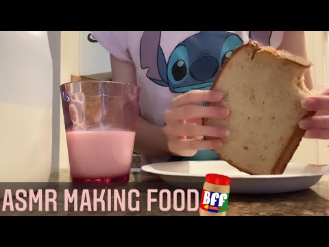 ASMR Making A Sandwich🥪 (Tapping, Whispers, Mouth Sounds👄🎧